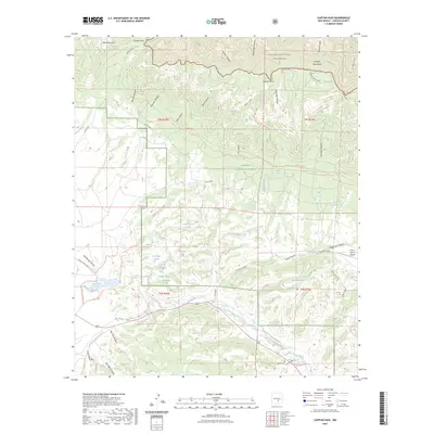 2023 Map of Capitan Pass, 2023 Print
