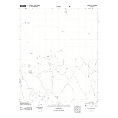 2011 Map of Capitan Peak, 2011 Print