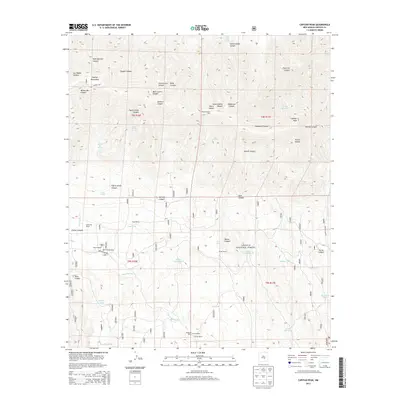 2013 Map of Capitan Peak, 2013 Print