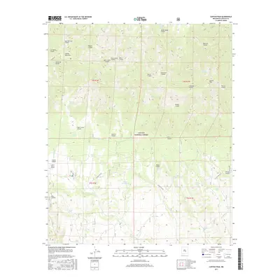2017 Map of Capitan Peak, 2017 Print