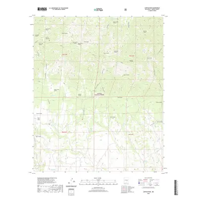 2020 Map of Capitan Peak, 2020 Print