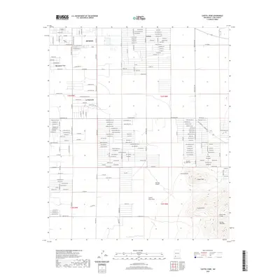 2020 Map of Capitol Dome, 2020 Print