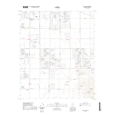 2023 Map of Capitol Dome, 2023 Print