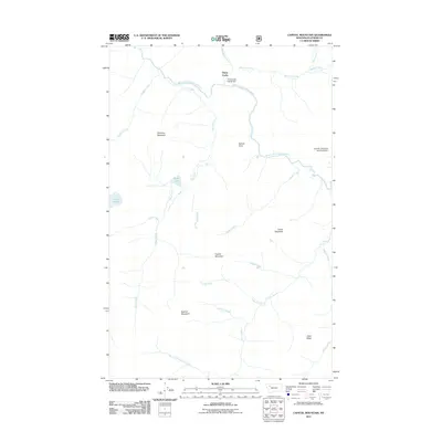 2011 Map of Capitol Mountain, 2011 Print