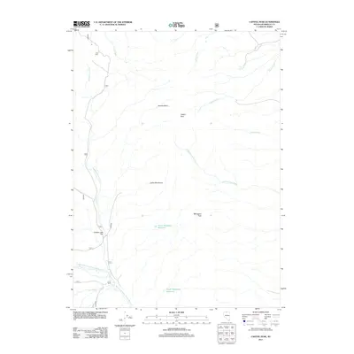 2011 Map of Capitol Peak, 2011 Print