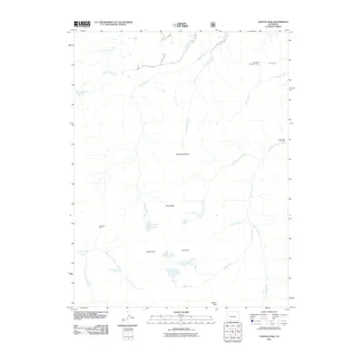 2011 Map of Capitol Peak, 2011 Print
