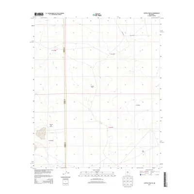 2013 Map of Capitol Peak SE, 2013 Print