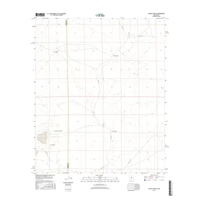 2017 Map of Capitol Peak SE, 2017 Print