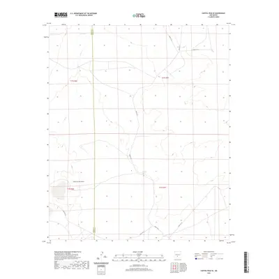 2020 Map of Capitol Peak SE, 2020 Print