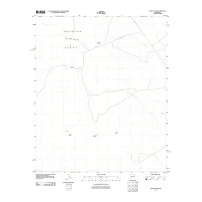 2010 Map of Capitol Peak, 2010 Print