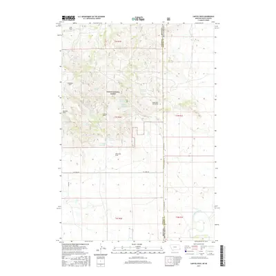 2017 Map of Capitol Rock, 2017 Print