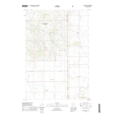 2020 Map of Capitol Rock, 2020 Print