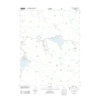 2012 Map of Caples Lake, 2012 Print