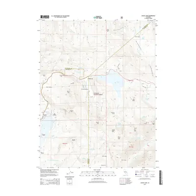 2015 Map of Caples Lake, 2015 Print
