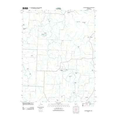 2011 Map of Caplinger Mills, 2011 Print