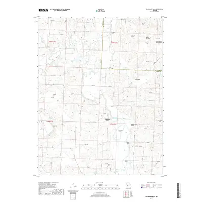 2017 Map of Caplinger Mills, 2017 Print
