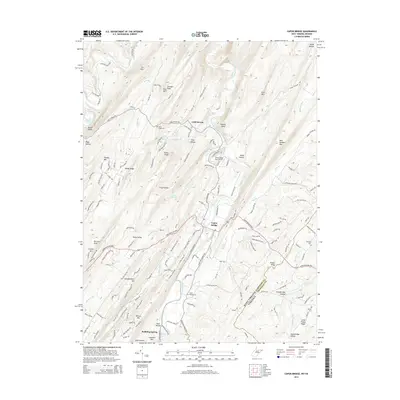 2014 Map of Capon Bridge, 2014 Print