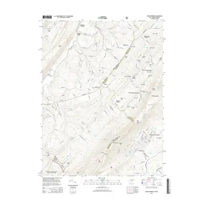 2014 Map of Capon Springs, 2014 Print
