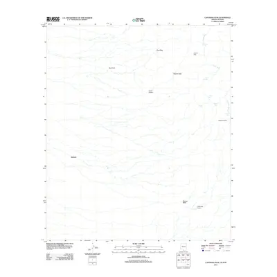 2011 Map of Caponera Peak, 2011 Print