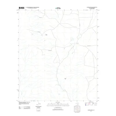 2012 Map of Capote Peak, 2012 Print