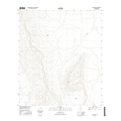 2016 Map of Capote Peak, 2016 Print