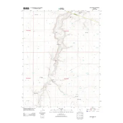 2013 Map of Capps Springs, 2013 Print