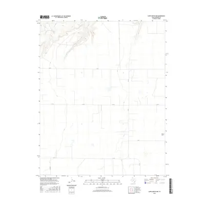 2016 Map of Capps Switch NW, 2016 Print