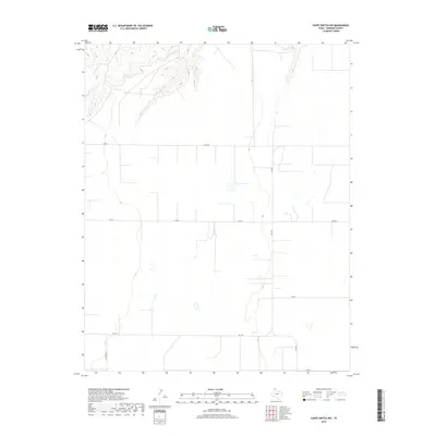 2019 Map of Capps Switch NW, 2019 Print