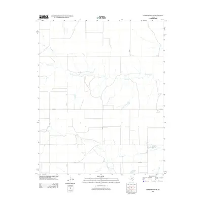 2012 Map of Capps Switch SE, 2012 Print