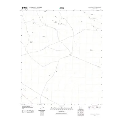 2010 Map of Caprock Mountain, 2010 Print