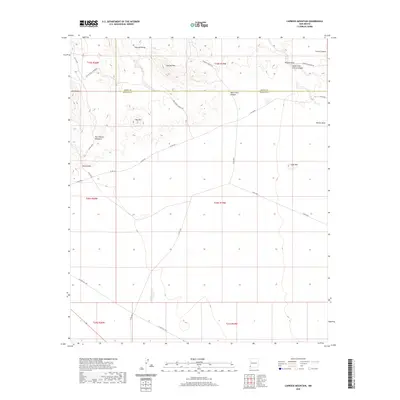 2020 Map of Caprock Mountain, 2020 Print