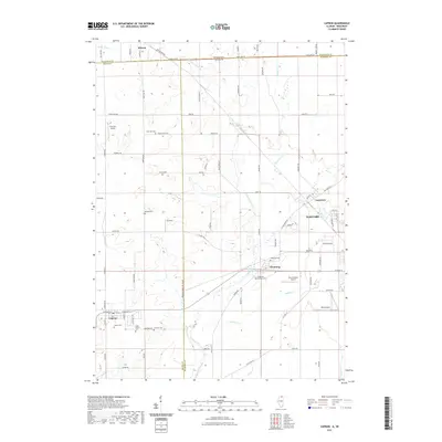 2021 Map of Capron, 2021 Print