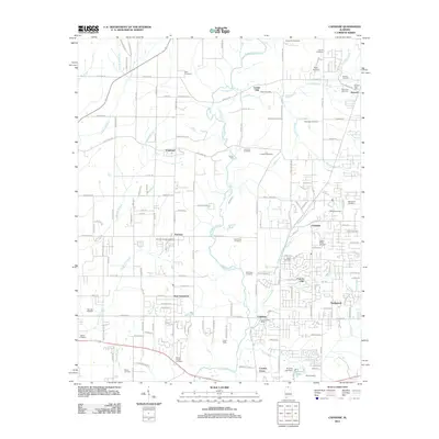 2011 Map of Capshaw, 2011 Print