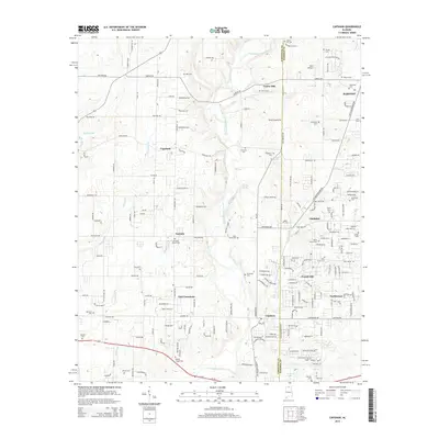2014 Map of Capshaw, 2014 Print