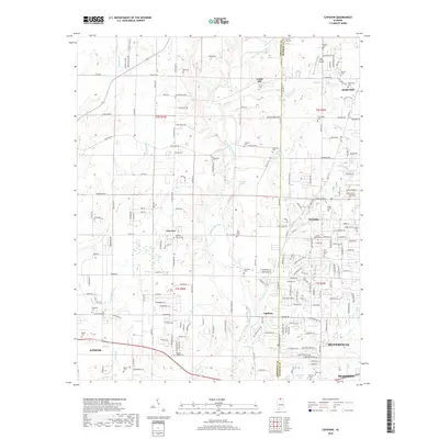 2018 Map of Capshaw, 2018 Print