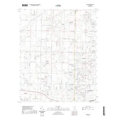 2020 Map of Capshaw, 2020 Print