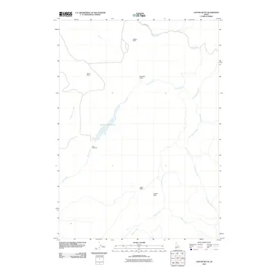 2010 Map of Captain Butte, 2010 Print