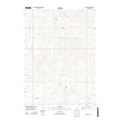 2013 Map of Captain Butte, 2013 Print