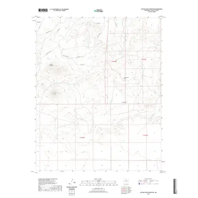 2020 Map of Captain Davis Mountain, 2020 Print