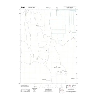 2012 Map of Captain Jacks Stronghold, 2012 Print