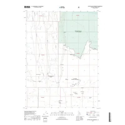 2018 Map of Captain Jacks Stronghold, 2018 Print