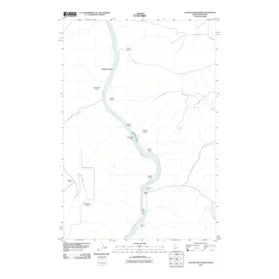 2011 Map of Captain John Rapids, 2011 Print