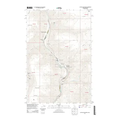 2013 Map of Captain John Rapids, 2013 Print