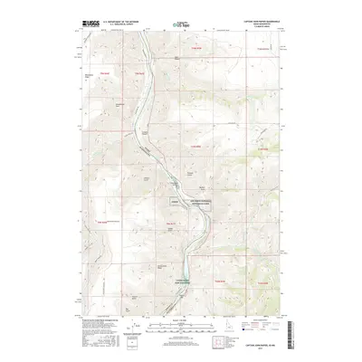 2017 Map of Captain John Rapids, 2017 Print