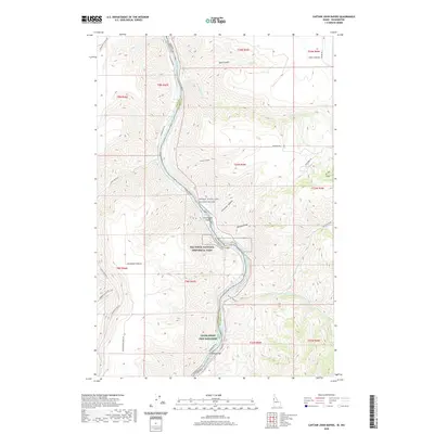 2020 Map of Captain John Rapids, 2020 Print