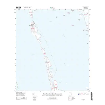 2015 Map of Captiva, 2015 Print