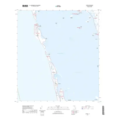 2018 Map of Captiva, 2018 Print