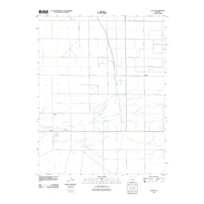 2010 Map of Capulin, 2010 Print