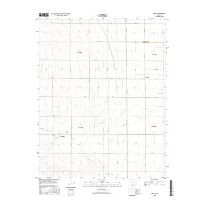 2016 Map of Capulin, 2016 Print