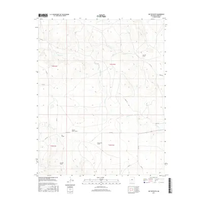 2017 Map of Car Top Butte, 2017 Print